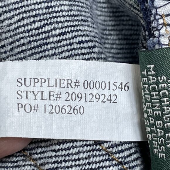 LRL Lauren Jean Co Womens Size 12 Classic Mid Calf High Rise Blue Jeans 33x21 - Picture 12 of 12